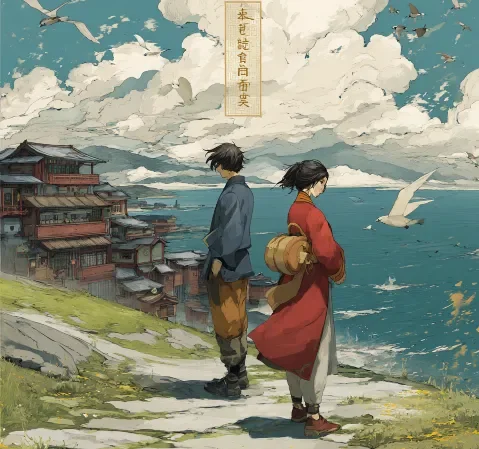 奇幻冒险方向作品《碎星旅人》封面